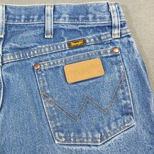 Wrangler Jeans Men's 34x34 Fits 32x32 Blue 13MWZ Cowboy Cut Western Cowboy Rodeo